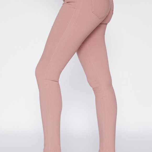 YMI Women's Hyperstretch Midrise Skinny Rose 2X - Picture 2 of 3